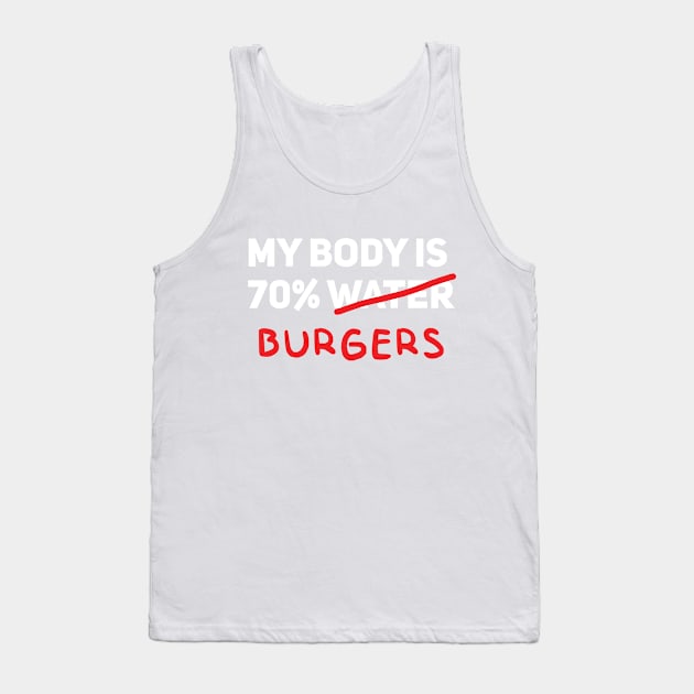 burgers Tank Top by PrintHub